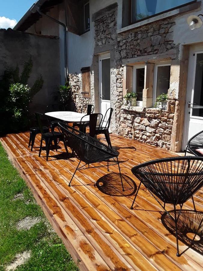 Gite Le Pot De Vin Lancié Buitenkant foto